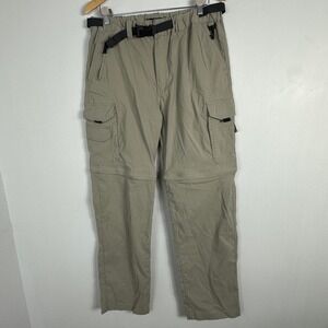 BC Clothing Expedition Convertible Cargo Pants Mens Sz Large‎ x 34 Hiking Belted